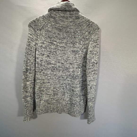 Athleta  Sweater Womens Small Gray Extra Fine Marino Wool Pullover Turtleneck - Picture 7 of 7